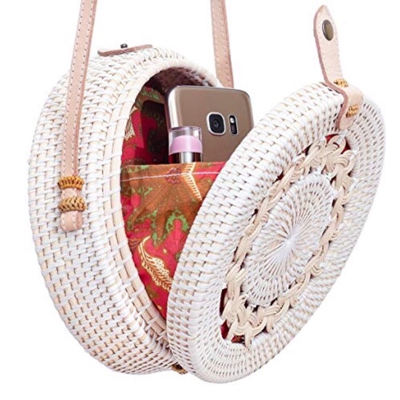 Rattan Circle Bag - Picture 2 of 3
